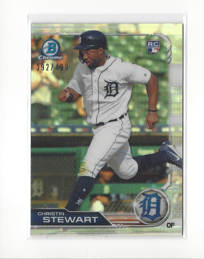 2019 Bowman Chrome Refractors #7 Christin Stewart
