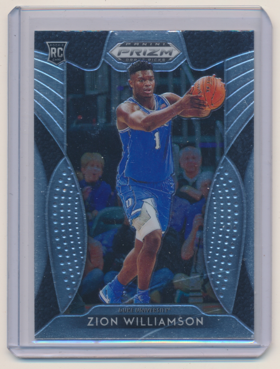 2019-20 Panini Prizm Draft Picks #64 Zion Williamson - NM-MT