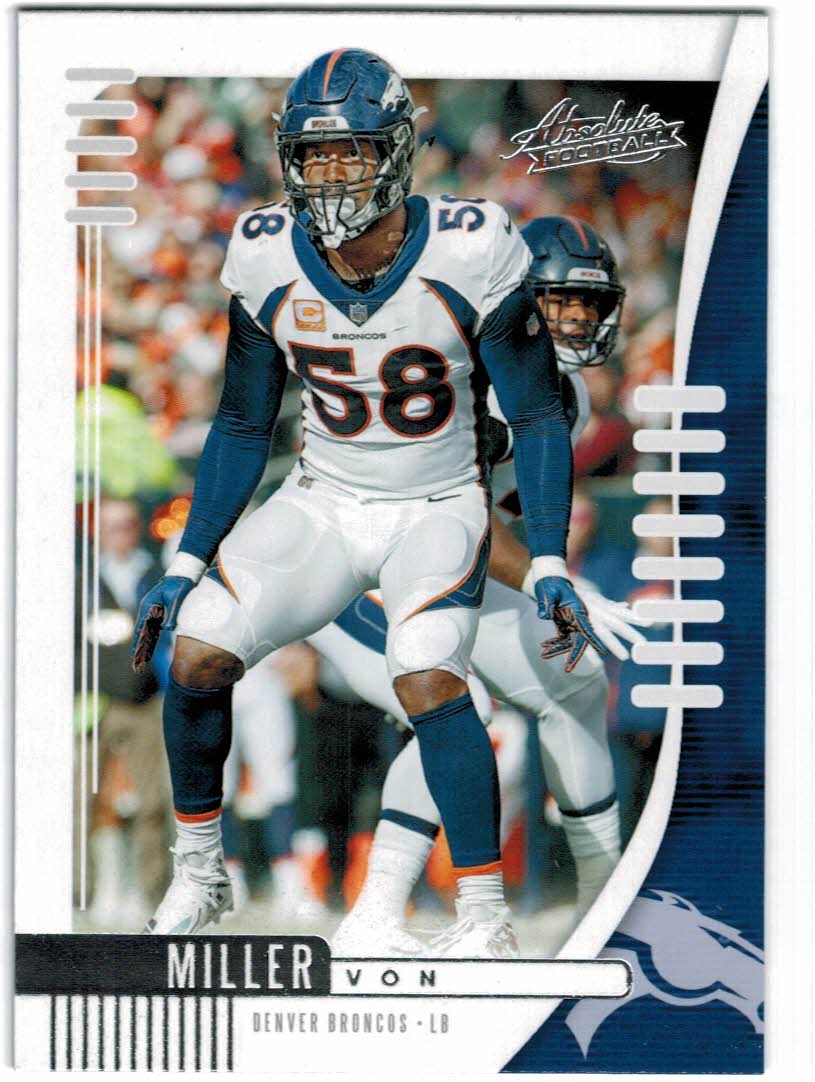 Von Miller 2021 Panini Contenders Football Season Ticket Card #30 Denver  Broncos