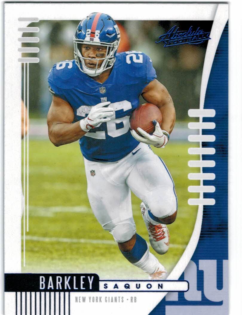 2022 Panini Contenders Season Ticket #70 Saquon Barkley New York Giants