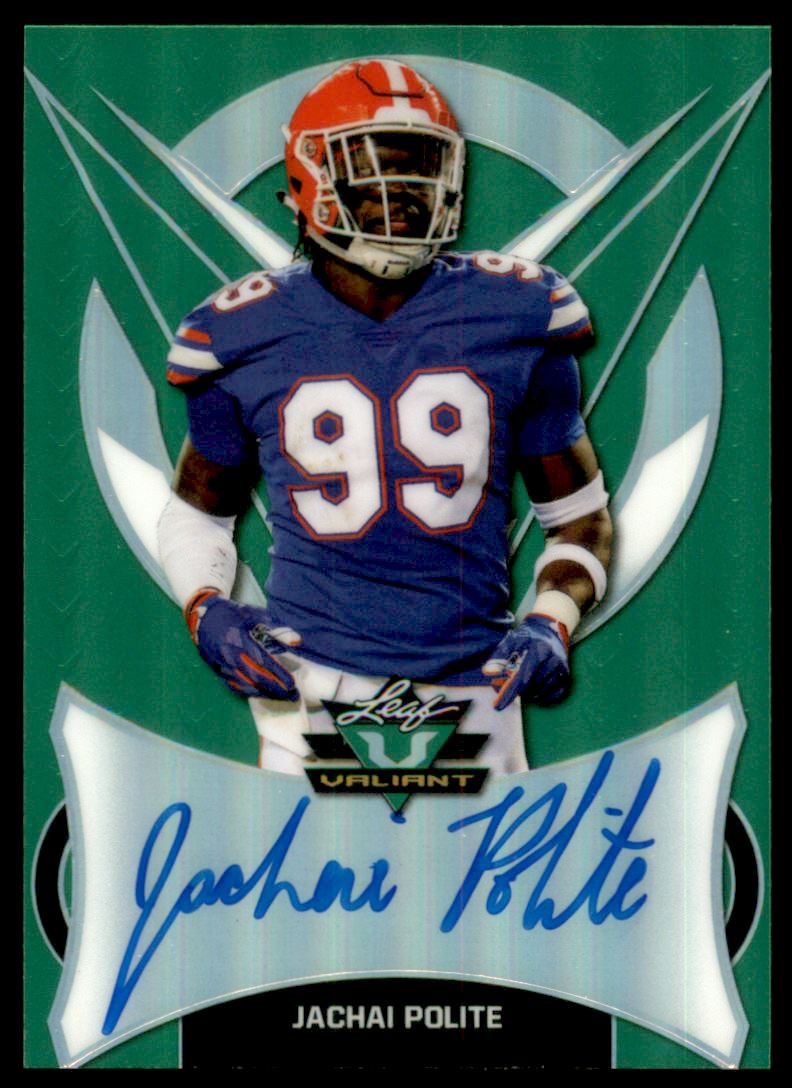 2019 Leaf Valiant Green #BAJP1 Jachai Polite