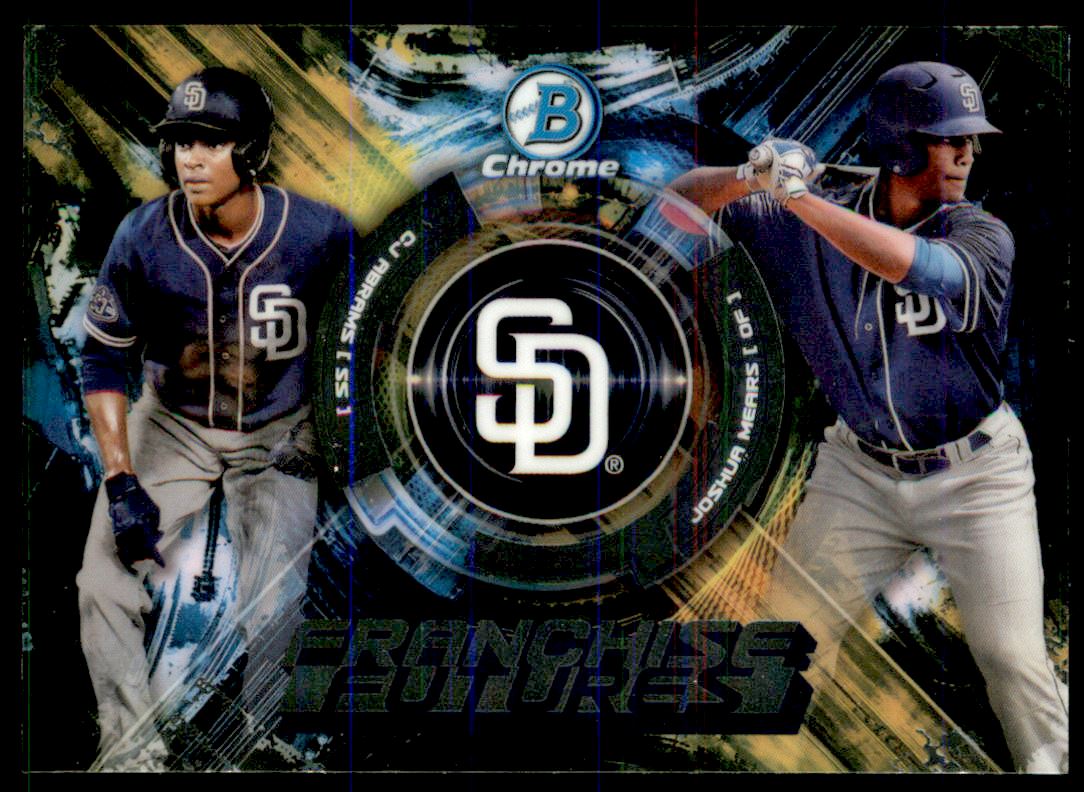 2019 Bowman Chrome Draft Franchise Futures #FFAM CJ Abrams/Joshua Mears