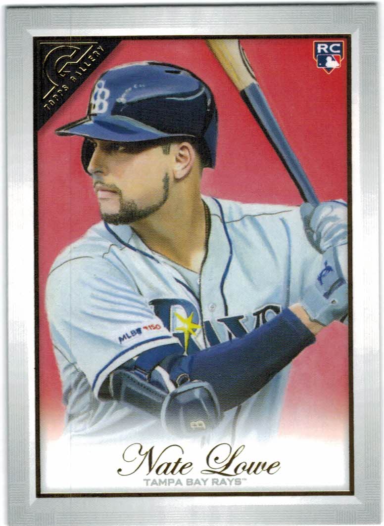 2019 Topps Gallery #2 Nate Lowe RC - NM-MT