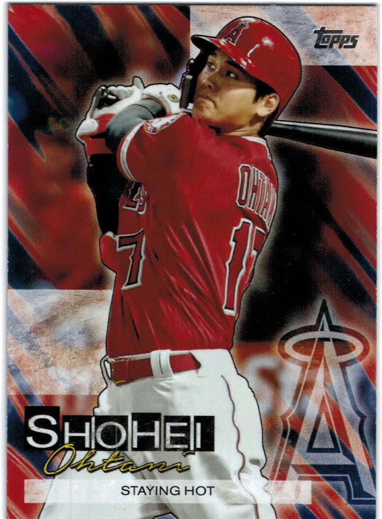  2018 Topps Update #US158 Justin Upton/Shohei Ohtani