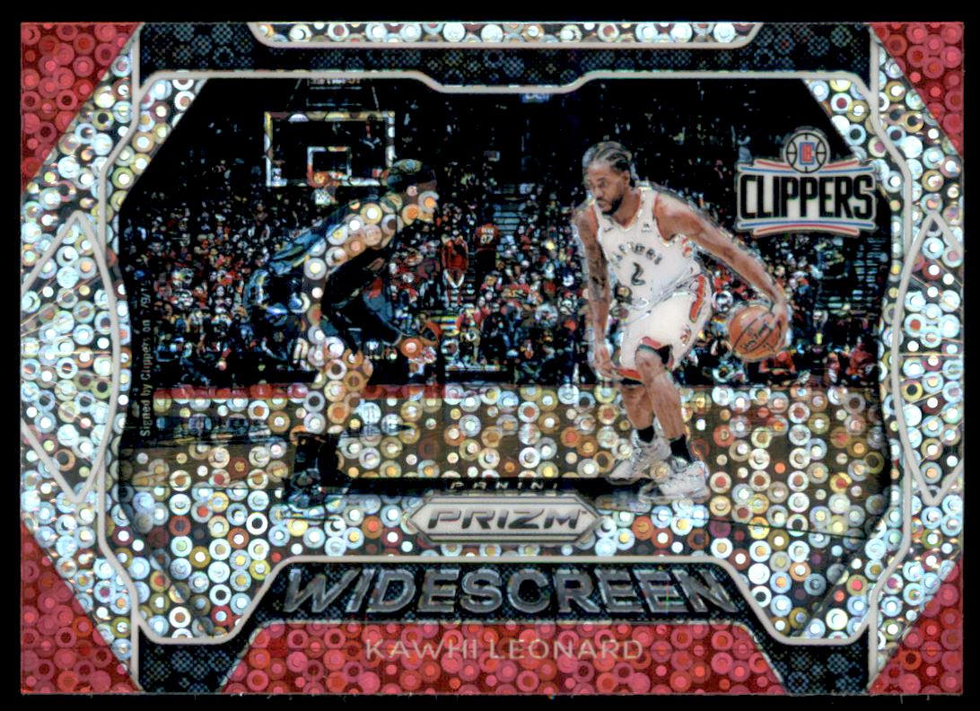 2019-20 Panini Prizm Widescreen Fast Break #7 Kawhi Leonard