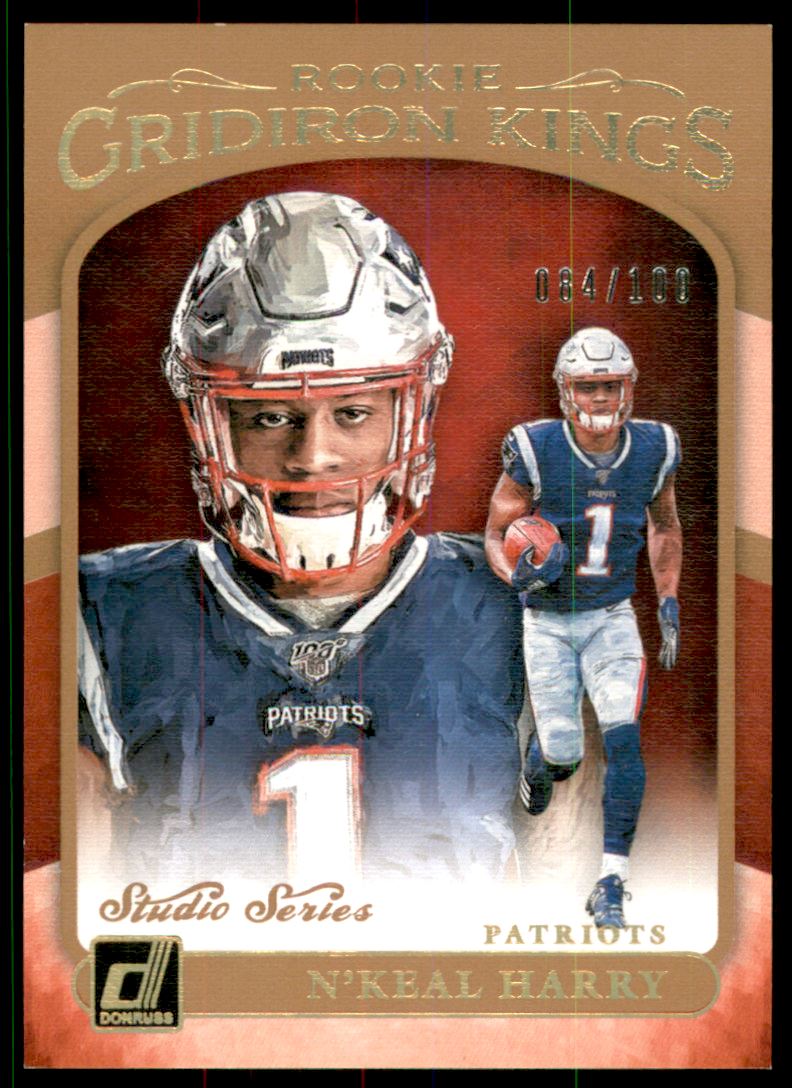 2019 Donruss Rookie Gridiron Kings Studio Series #13 N'Keal Harry