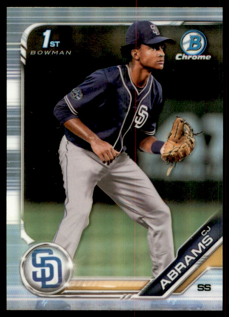 2019 Bowman Chrome Draft Refractors #BDC85 CJ Abrams