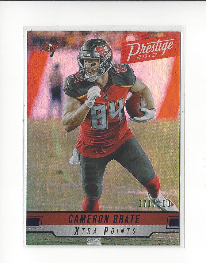 2019 Prestige Xtra Points Purple #75 Cameron Brate