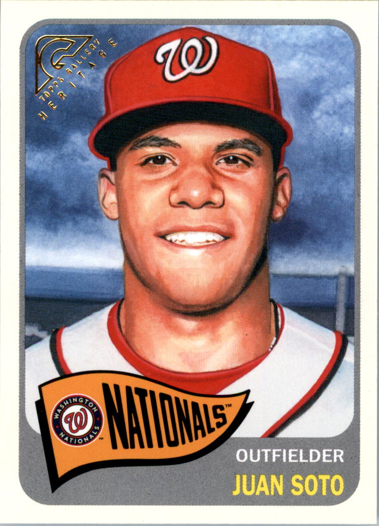 2019 Topps Gallery Heritage #HT36 Juan Soto - NM-MT