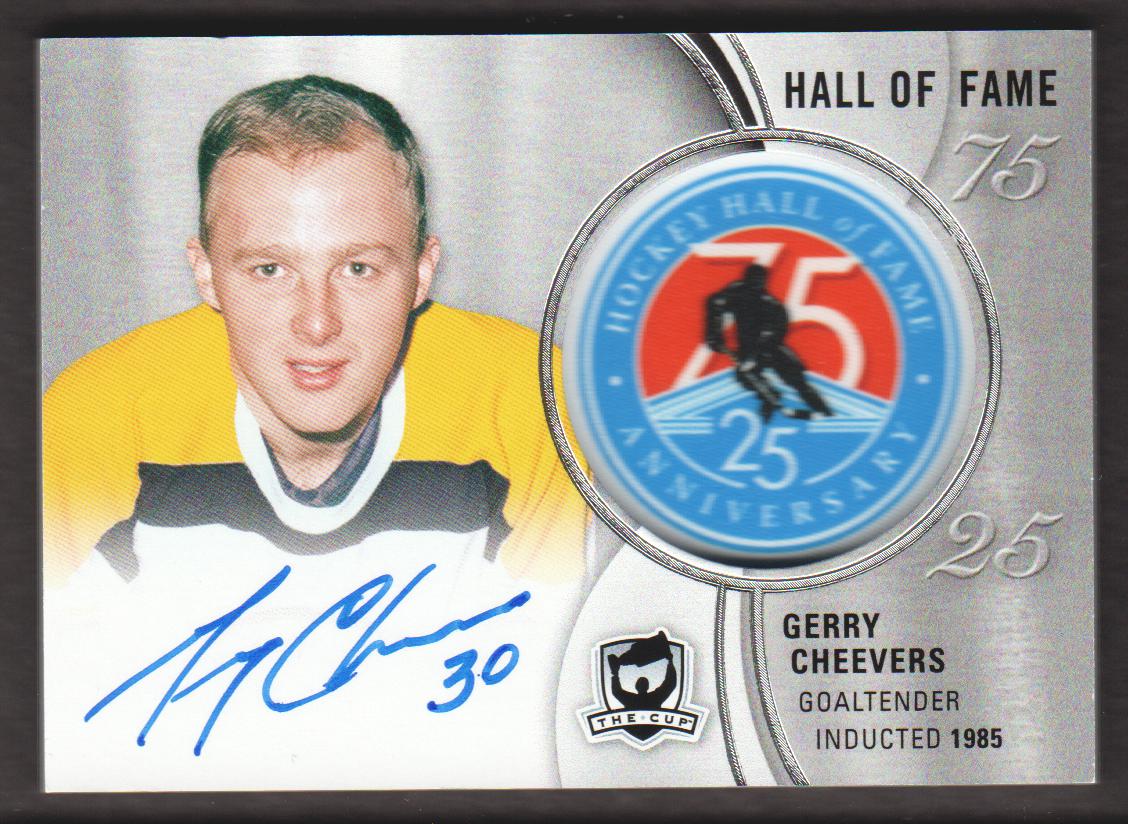 Gerry Cheevers NHL Memorabilia, Gerry Cheevers Collectibles, Verified Signed  Gerry Cheevers Photos
