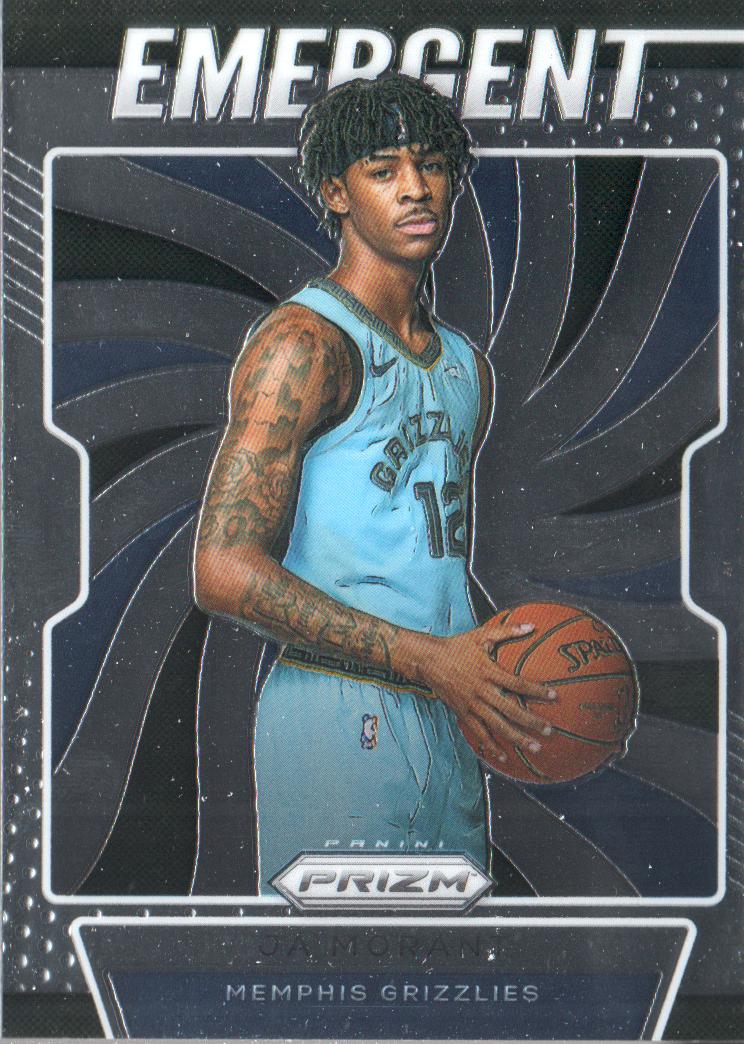 201920 Ja Morant Prizm NBA Emergent 17 Rookie Card Basketball Cards