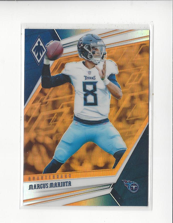 2019 Panini Phoenix Orange #36 Marcus Mariota