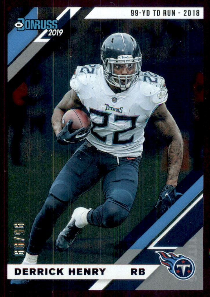 2019 Donruss Season Stat Line #244 Derrick Henry/99