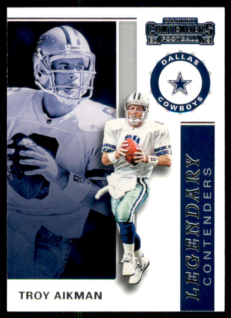 2019 Panini Contenders Legendary Contenders #1 Troy Aikman