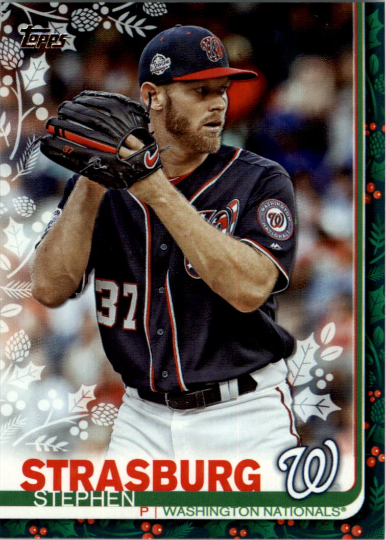 2019 Topps Walmart Holiday Baseball Card Pick (Base)