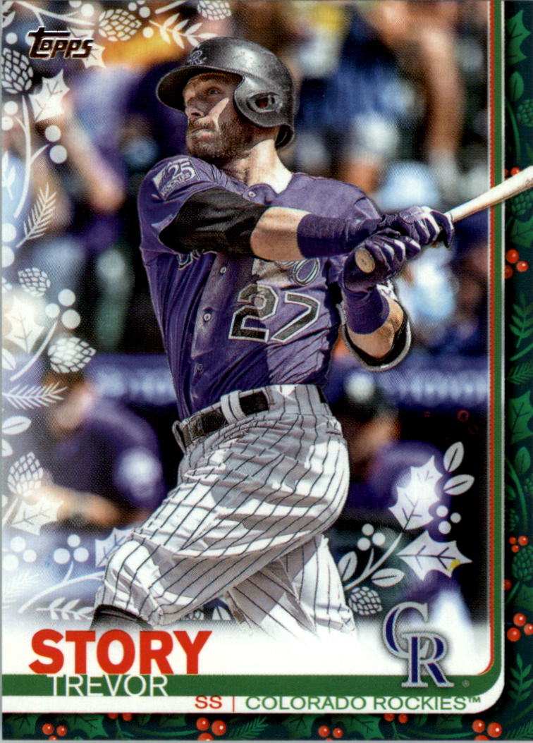 2019 Topps Walmart Holiday Baseball Card Pick (Base)