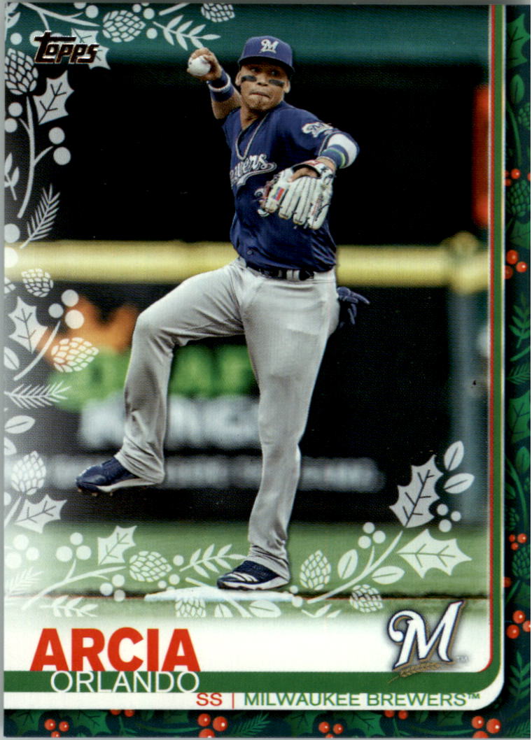 2019 Topps Walmart Holiday Baseball Card Pick (Base)