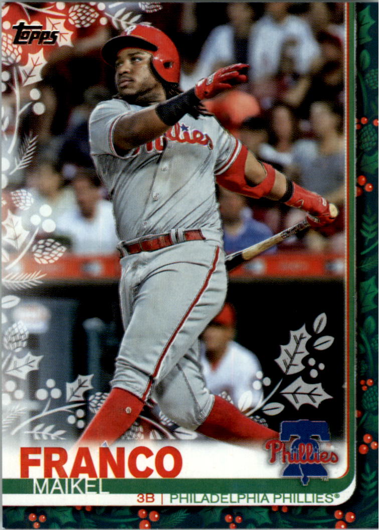 2019 Topps Walmart Holiday Baseball Card Pick (Base)