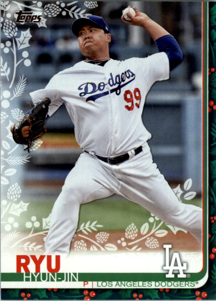 2019 Topps Walmart Holiday Baseball Card Pick (Base)