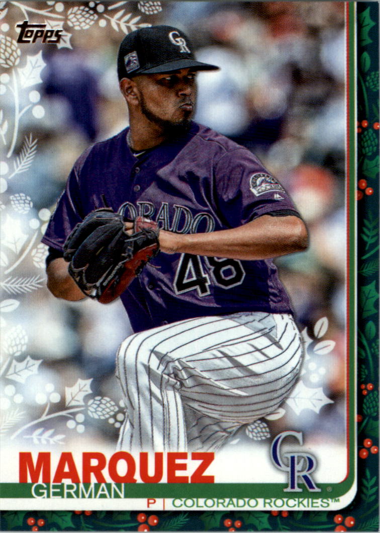 2019 Topps Walmart Holiday Baseball Card Pick (Base)