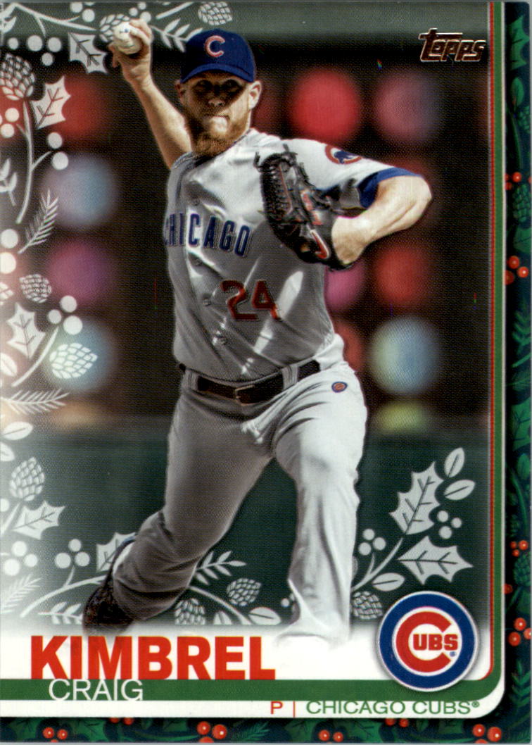 2019 Topps Walmart Holiday Baseball Card Pick (Base)