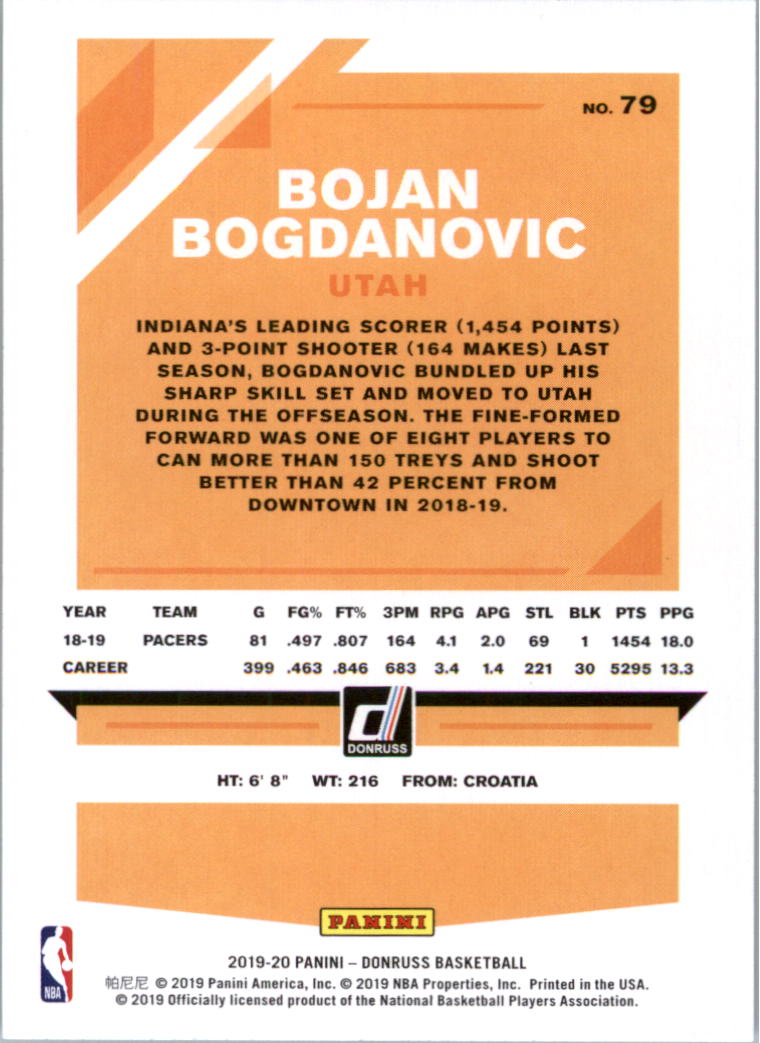 2019-20 Donruss Basketball Card Pick (Base)