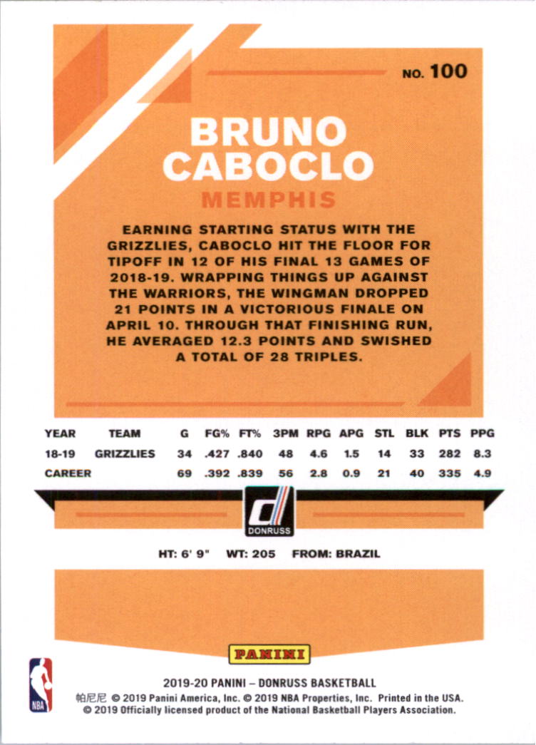 2019-20 Donruss Basketball Card Pick (Base)