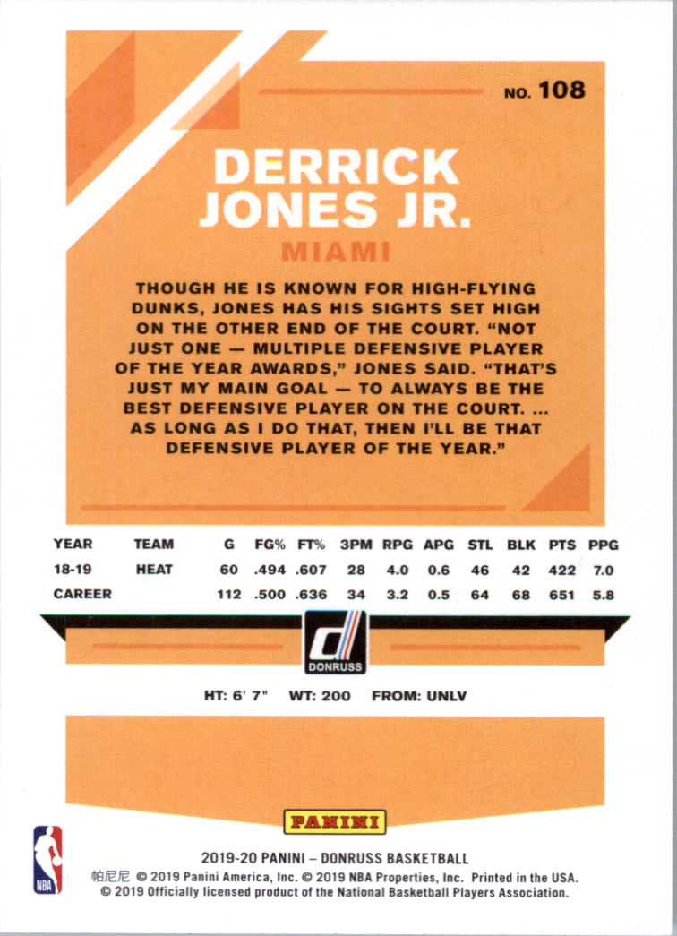 2019-20 Donruss Basketball Card Pick (Base)