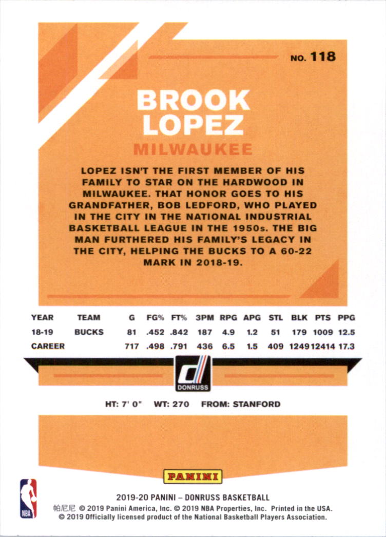 2019-20 Donruss Basketball Card Pick (Base)