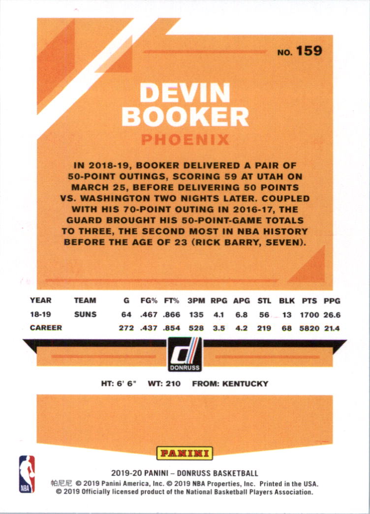 2019-20 Donruss Basketball Card Pick (Base)