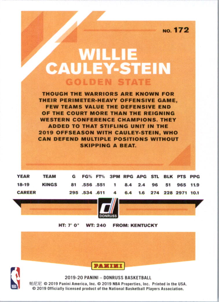 2019-20 Donruss Basketball Card Pick (Base)