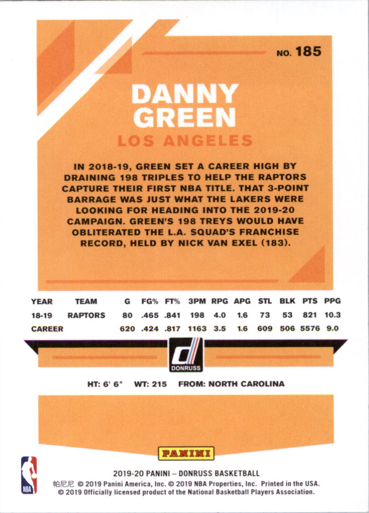 2019-20 Donruss Basketball Card Pick (Base)