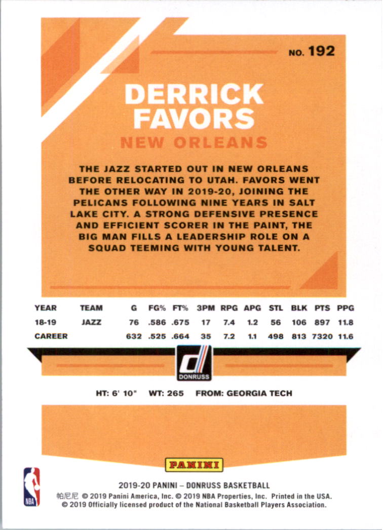 2019-20 Donruss Basketball Card Pick (Base)