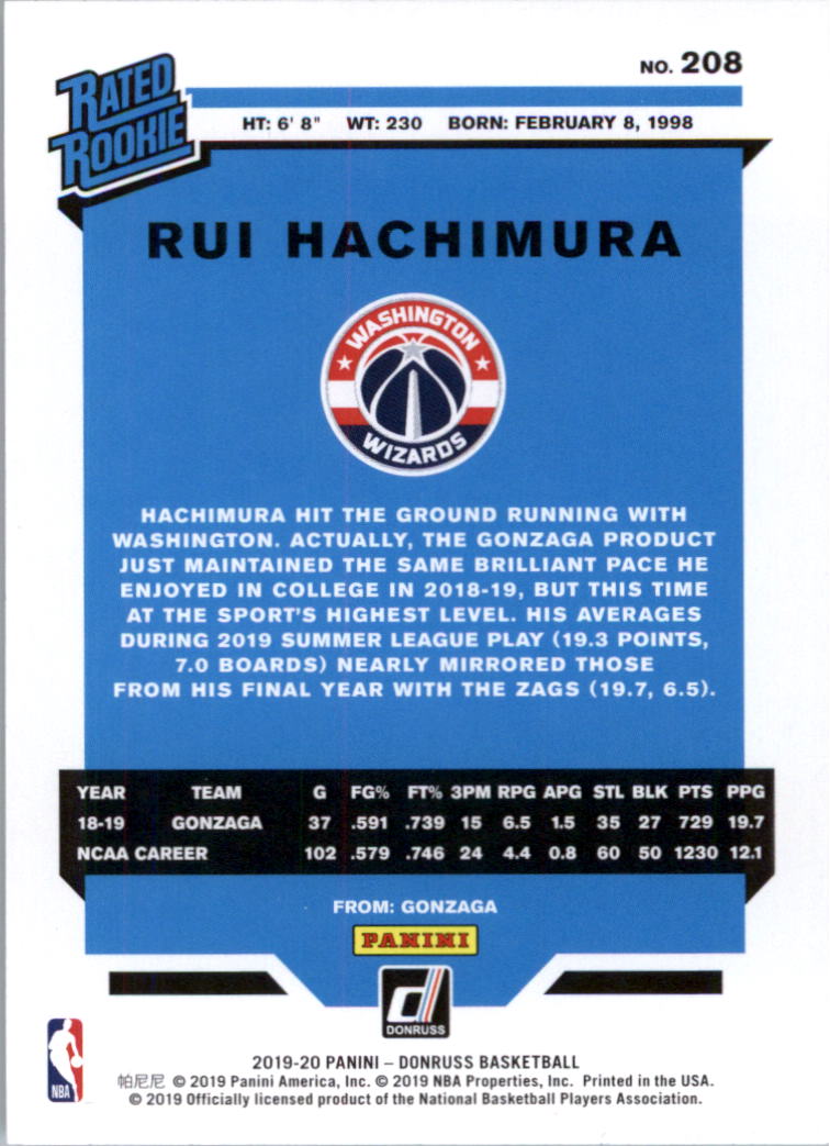 2019-20 Donruss Basketball Card Pick (Base)