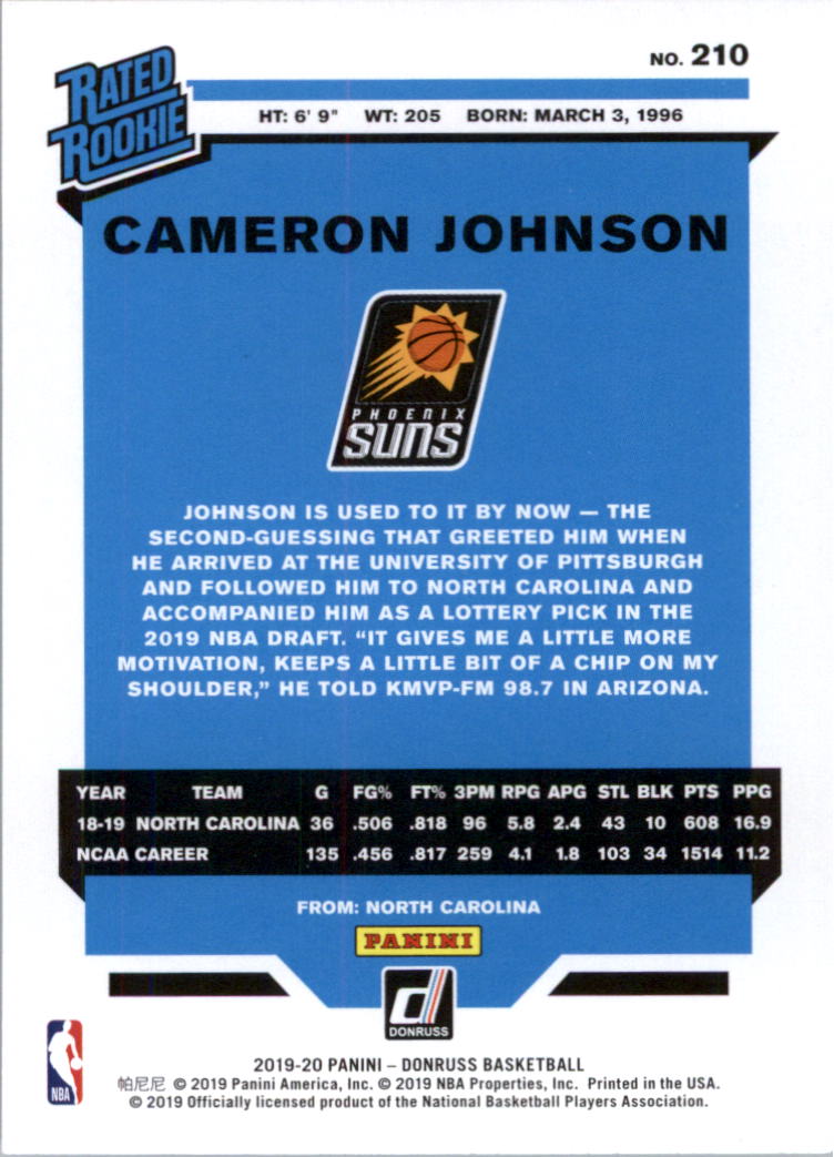 2019-20 Donruss Basketball Card Pick (Base)