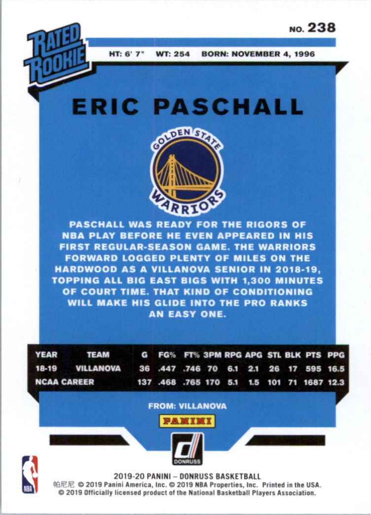 2019-20 Donruss Basketball Card Pick (Base)