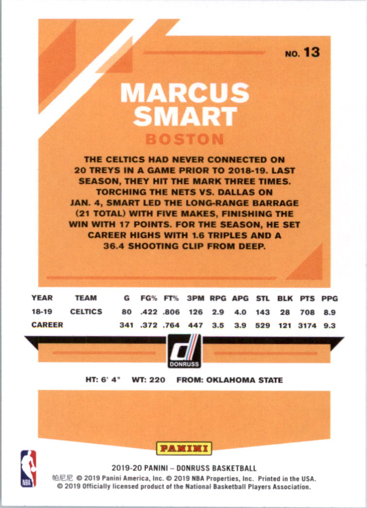 2019-20 Donruss Basketball Card Pick (Base)