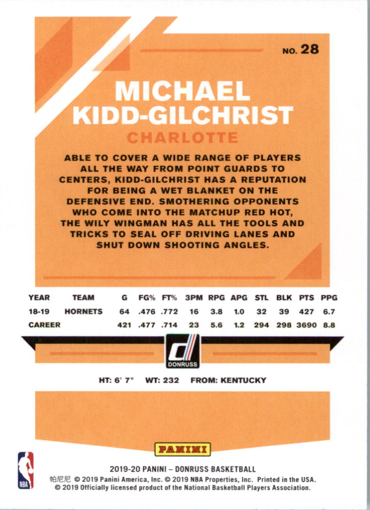 2019-20 Donruss Basketball Card Pick (Base)