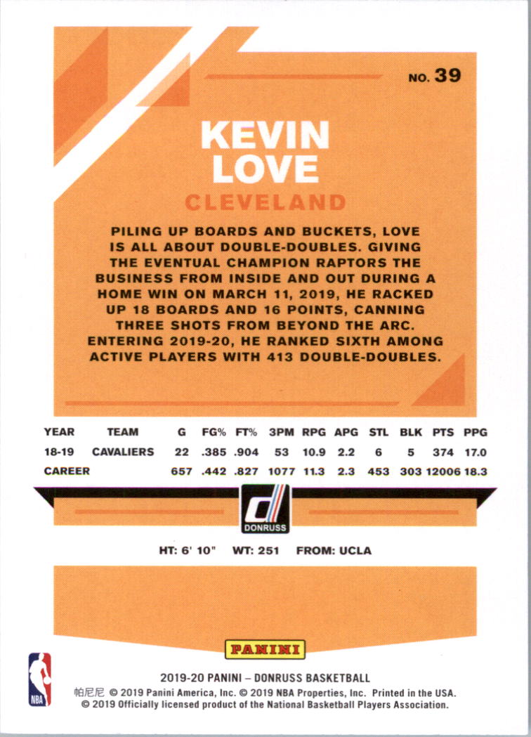 2019-20 Donruss Basketball Card Pick (Base)