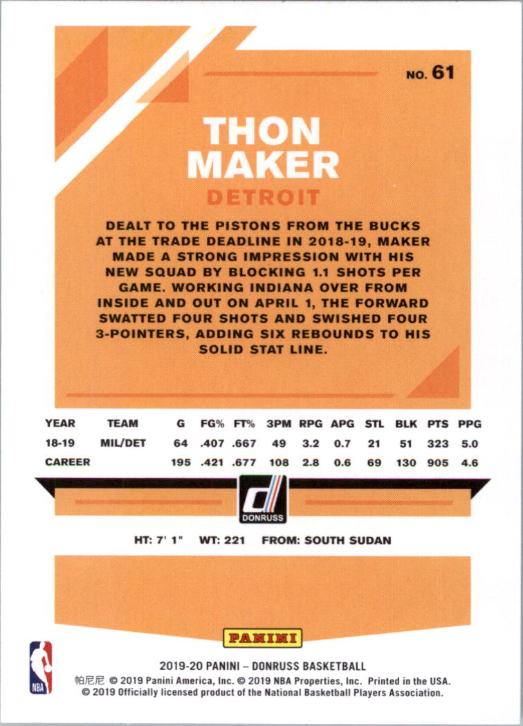 2019-20 Donruss Basketball Card Pick (Base)