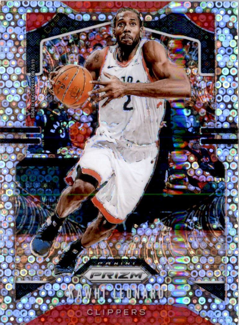 2019-20 Panini Prizm Prizms Fast Break #149 Kawhi Leonard