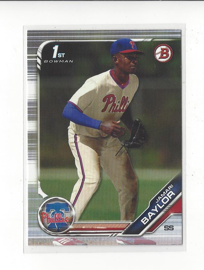 2019 Bowman Draft #BD41 Jamari Baylor