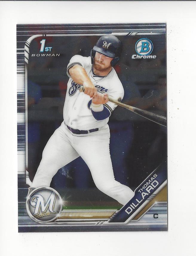 2019 Bowman Chrome Draft #BDC32 Thomas Dillard