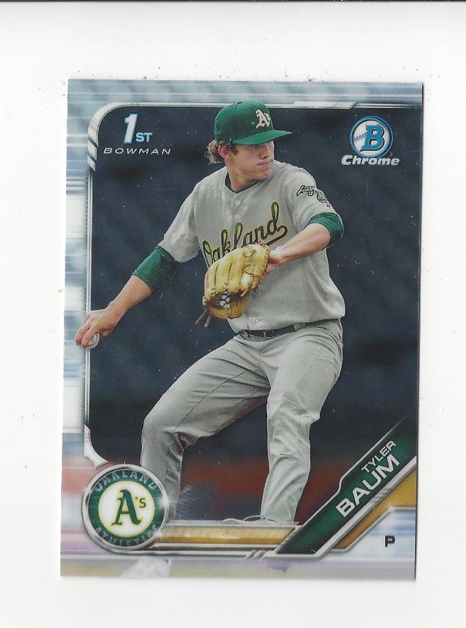 2019 Bowman Chrome Draft #BDC109 Tyler Baum