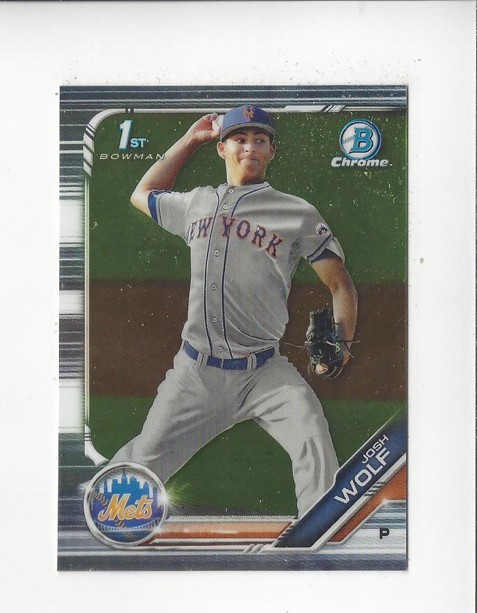 2019 Bowman Chrome Draft #BDC119 Josh Wolf