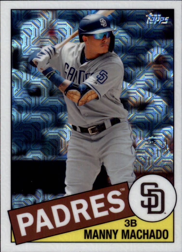 Manny Machado player worn jersey patch baseball card (San Diego Padres)  2021 Topps Major League Material #MLMMM