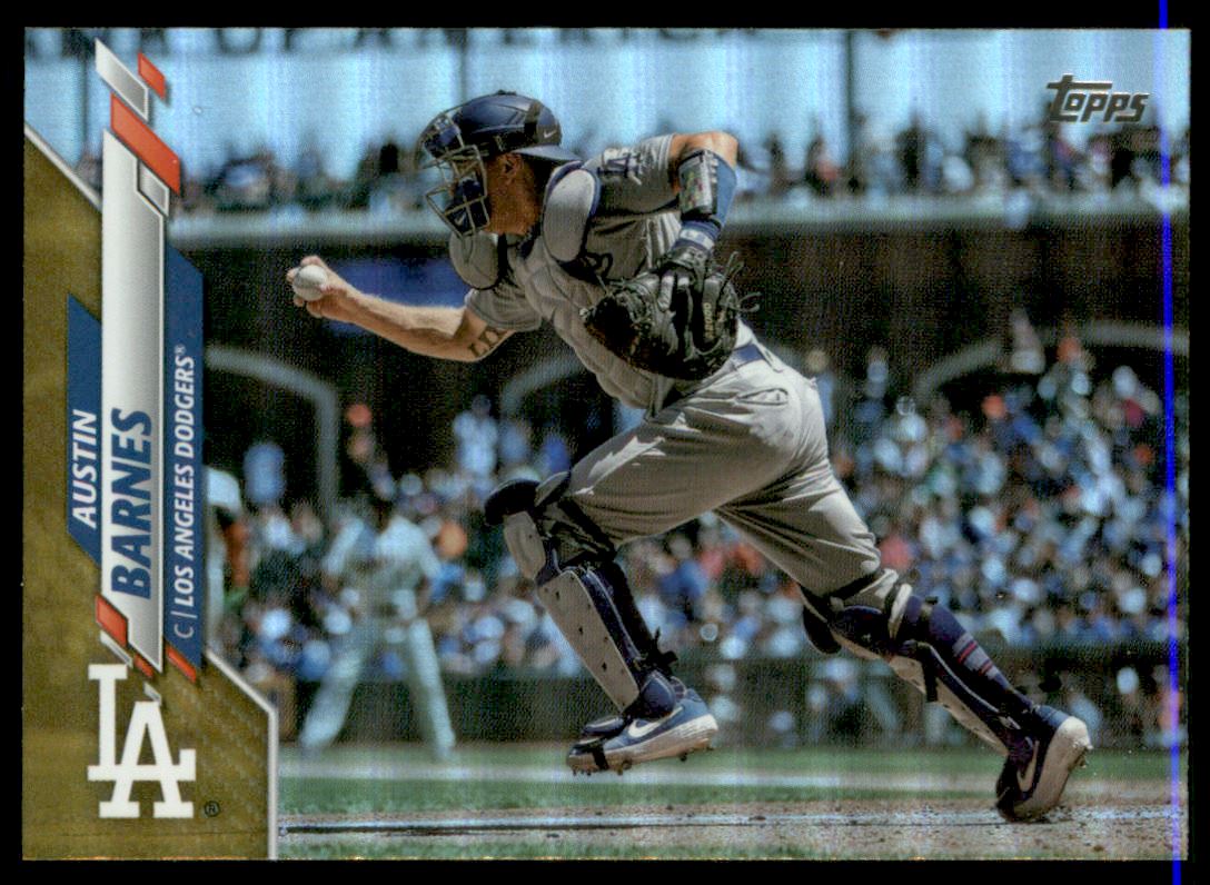  2020 Topps #80 Austin Barnes Los Angeles Dodgers