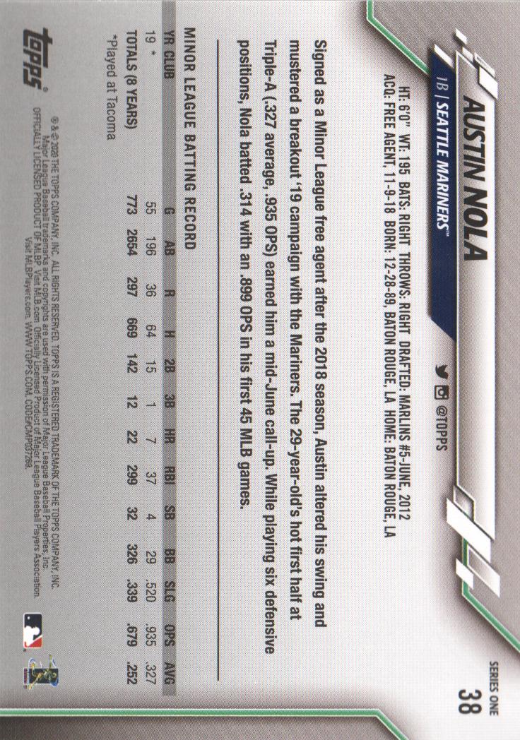 2020 Topps Baseball BASE Cards : Pick from List (#1-258) - Picture 73 of 501