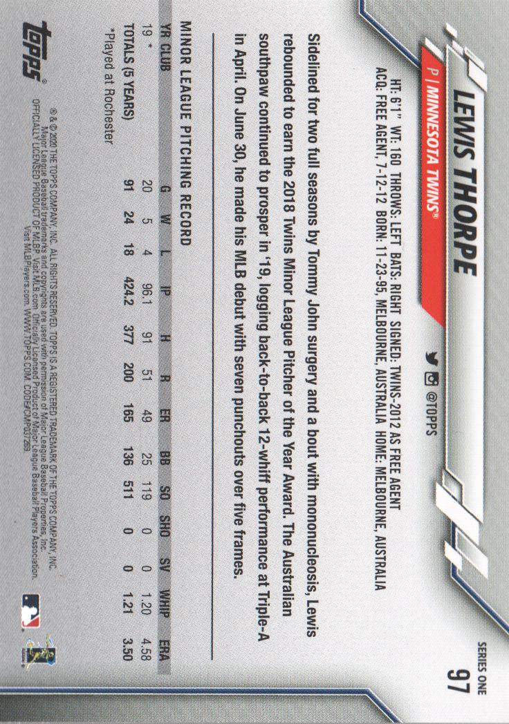 2020 Topps Baseball BASE Cards : Pick from List (#1-258) - Picture 187 of 501