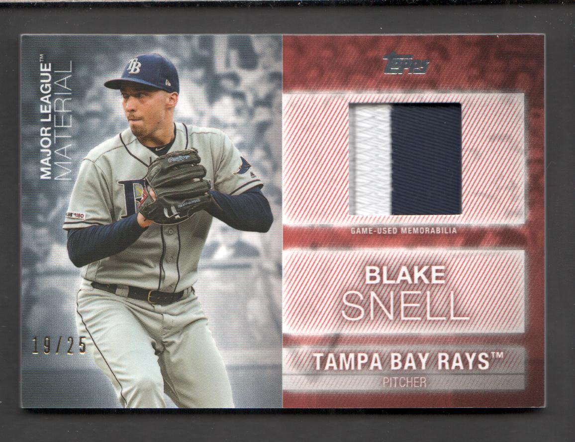 2020 Topps Major League Materials Red #MLMBS Blake Snell